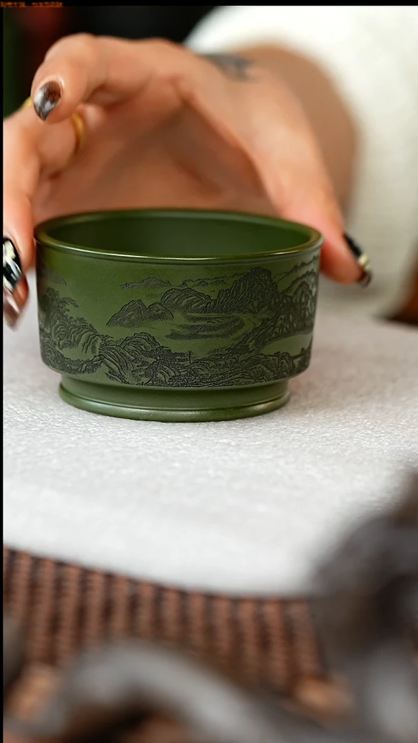 茶杯紫砂原矿紫砂主人杯