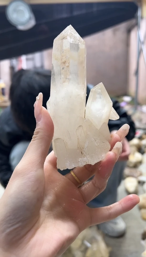 未镶嵌大型摆件（非配饰）水晶白水晶簇135