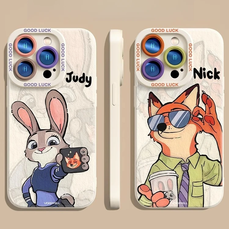 朱迪尼克适用iPhone17promax手机壳15promax情侣卡通16pm全包防摔