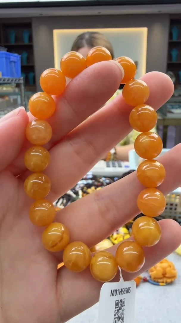 未镶嵌琥珀手链31秒拍号   假一赔三