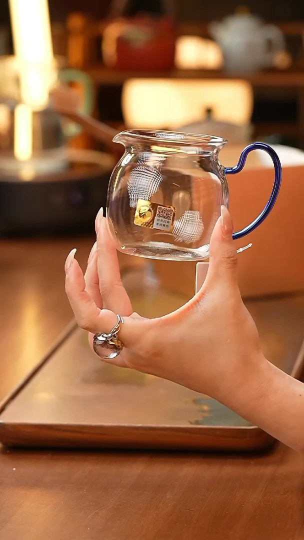 【闪购商品】禾器/晶彩美满茶海/浅蓝色/定制款