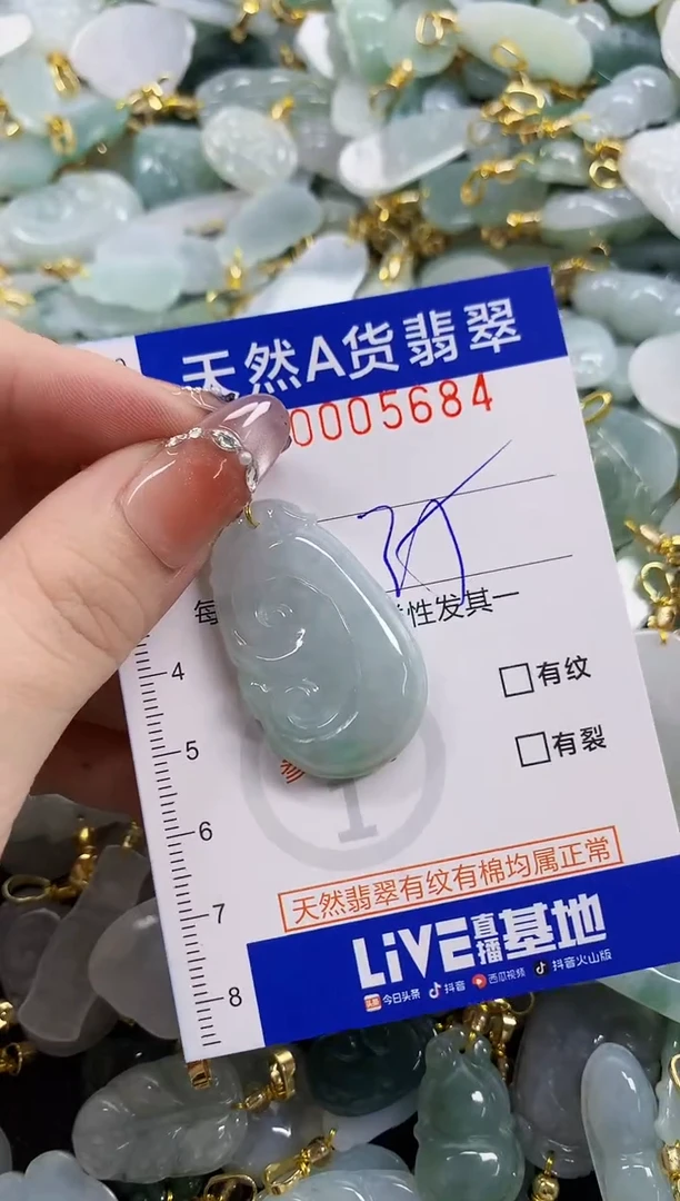 颈饰未镶嵌翡翠天然A货翡翠