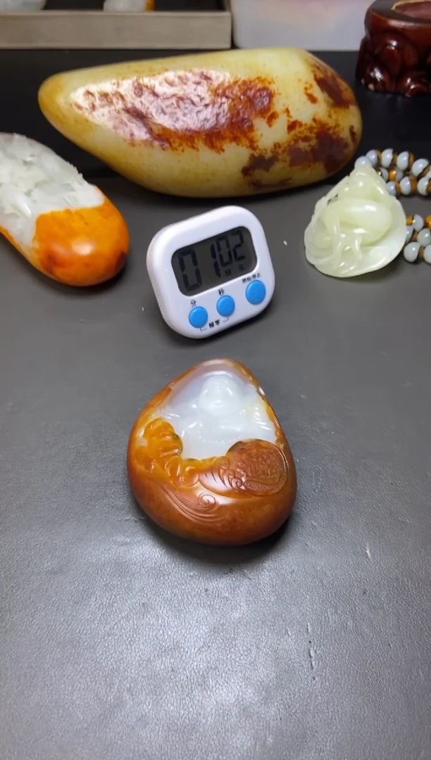 和田玉未镶嵌把件孙****…1