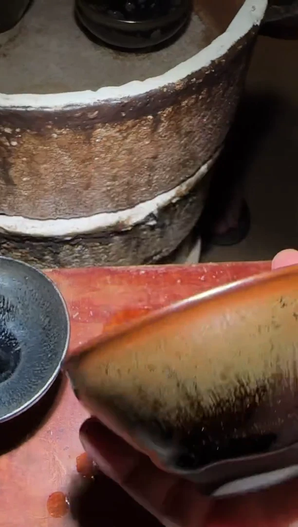 茶盏华鑫堂陈泉华老师开窑现场9