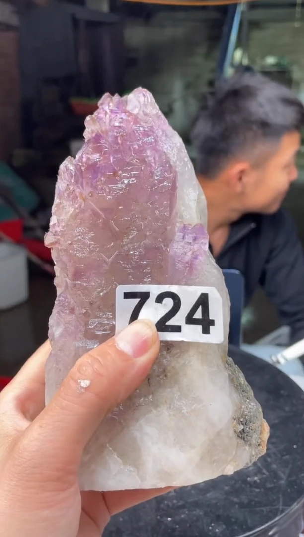 未镶嵌水晶大型摆件（非配饰）紫超七原石724 1200克