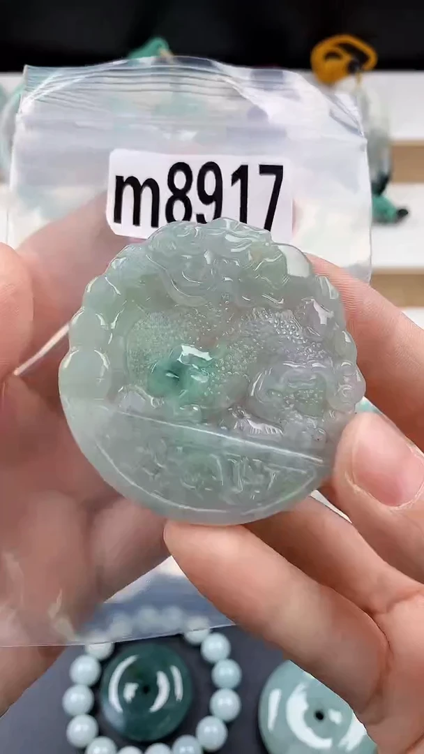 颈饰未镶嵌翡翠天然翡翠吊坠挂件