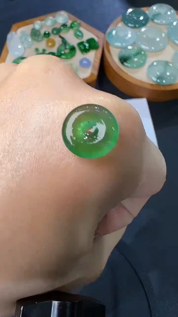 定制翡翠未镶嵌毛货35