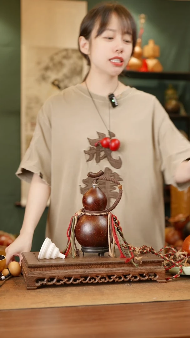 72号精品天然大漆酒葫芦一物一拍~
