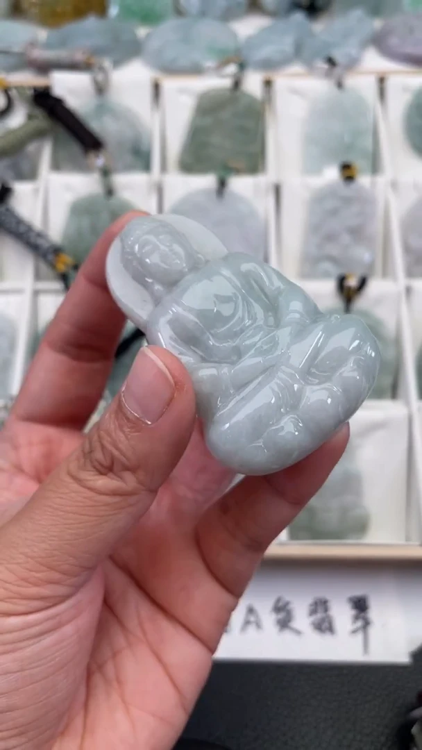 颈饰未镶嵌翡翠天然缅甸翡翠A货340