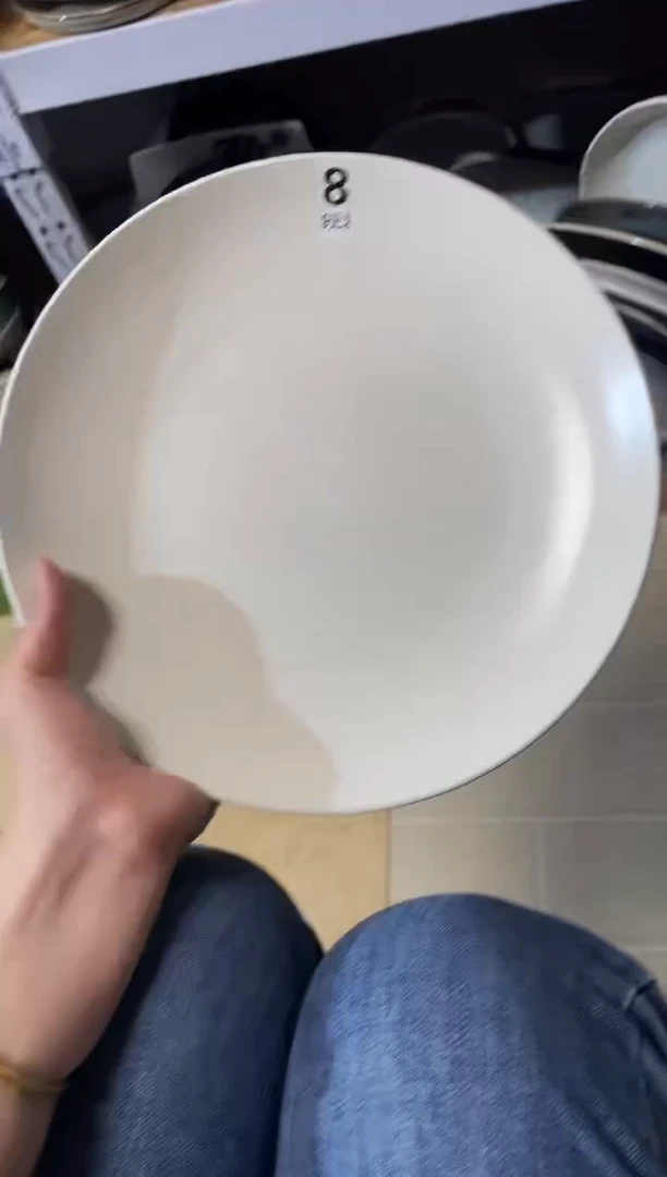 瓷微瑕（1个装）8号大盘子