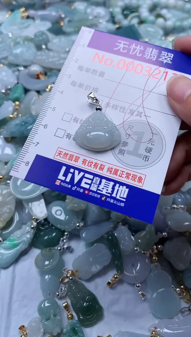 翡翠未镶嵌吊坠(不含链)3213