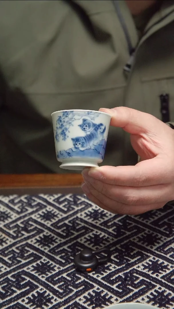 摆件瓷景德镇纯手工瓷器