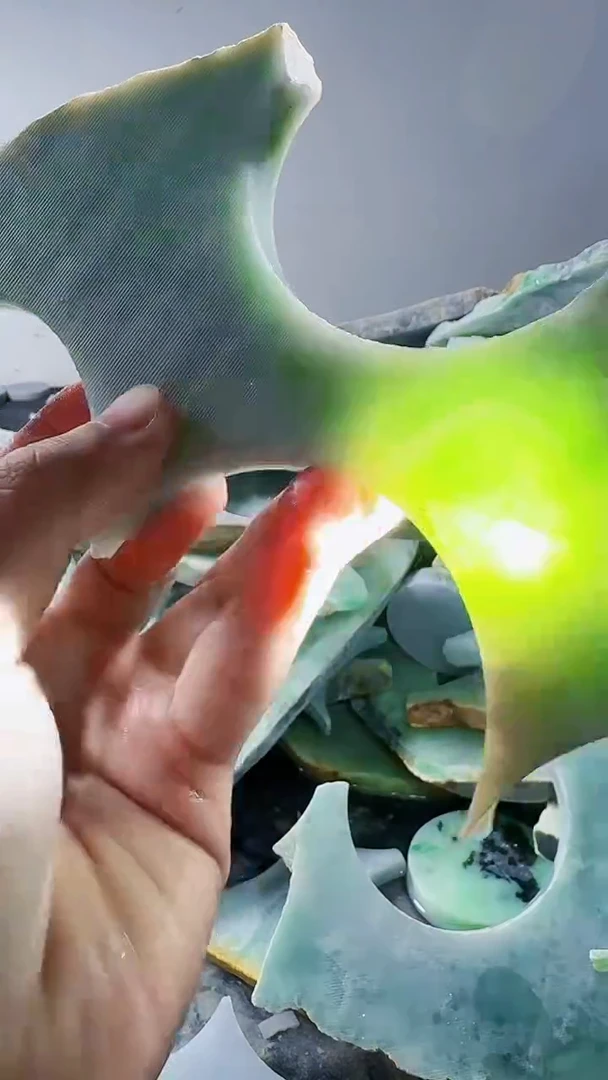 裸石翡翠缅甸翡翠A货文3455