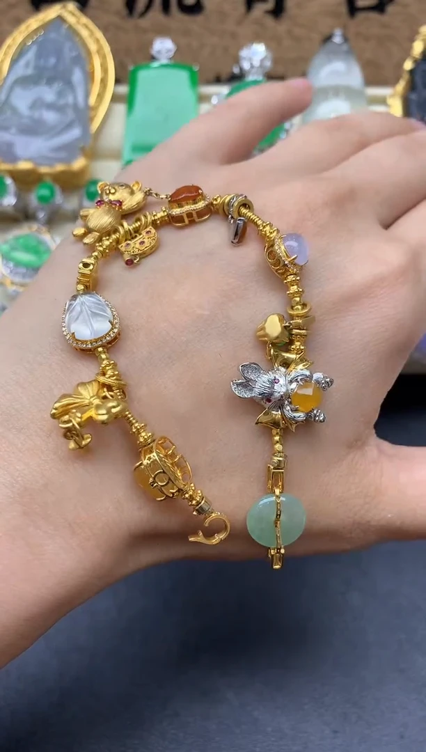 【闪购商品】翡翠手链未镶嵌687-中国好珍宝