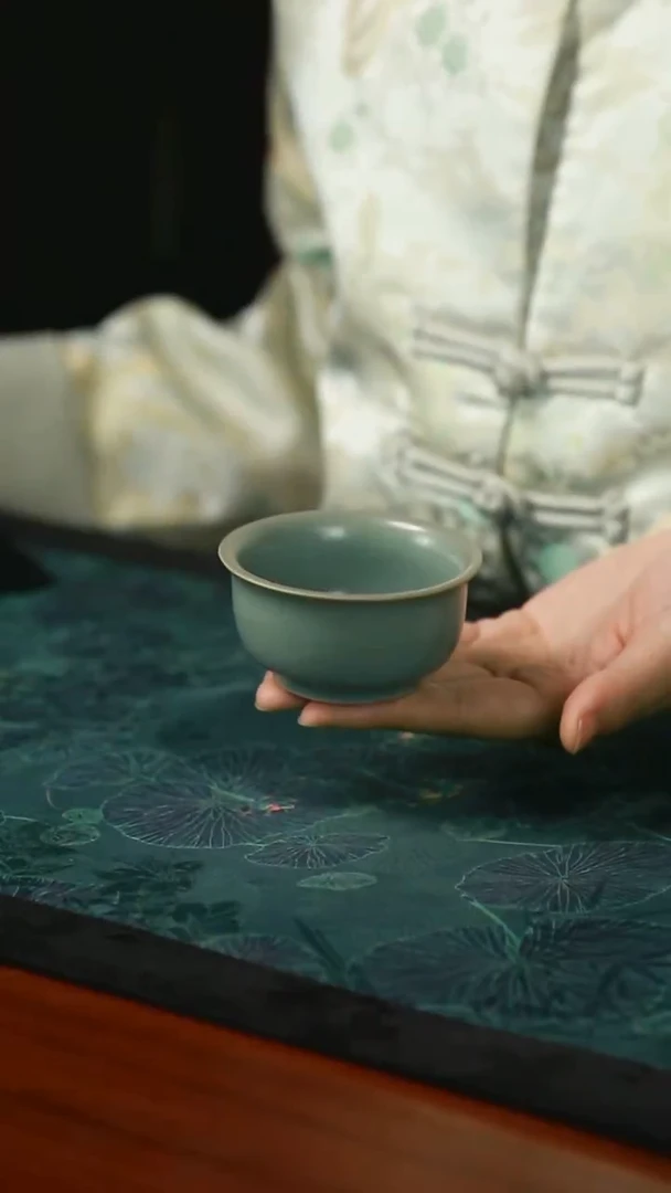 已*置罗汉杯 仿古 支钉 开片  一级品