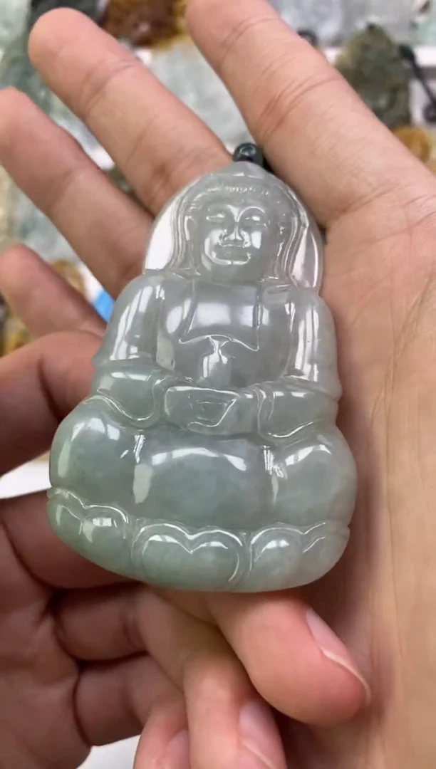 颈饰未镶嵌翡翠西**仔天然翡翠