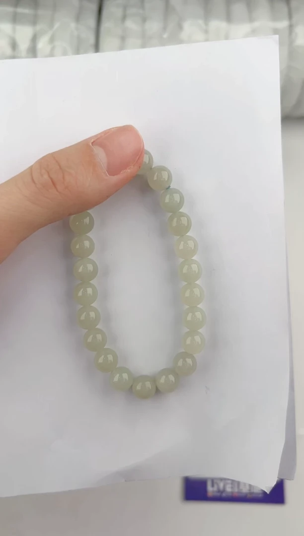 【闪购商品】和田玉手链未镶嵌1颜色微差无瑕疵