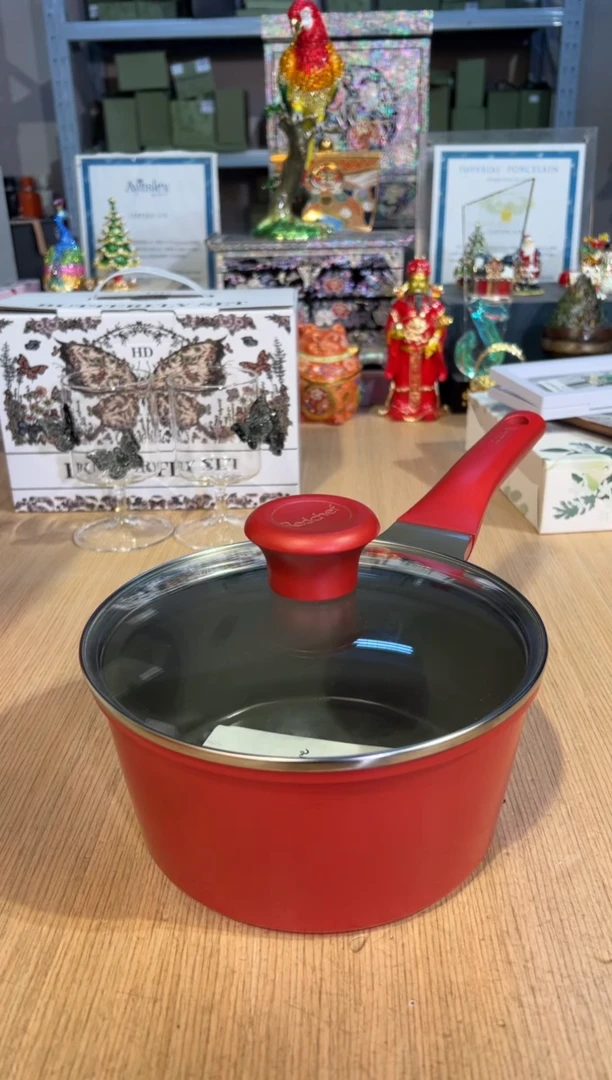 【闪购商品】杯65红厨陶瓷岩奶锅