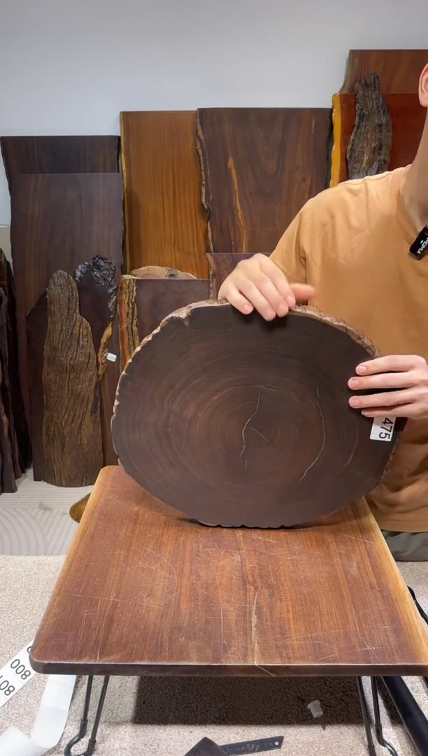 风车木（黑檀木）尺寸43*37*3编号475