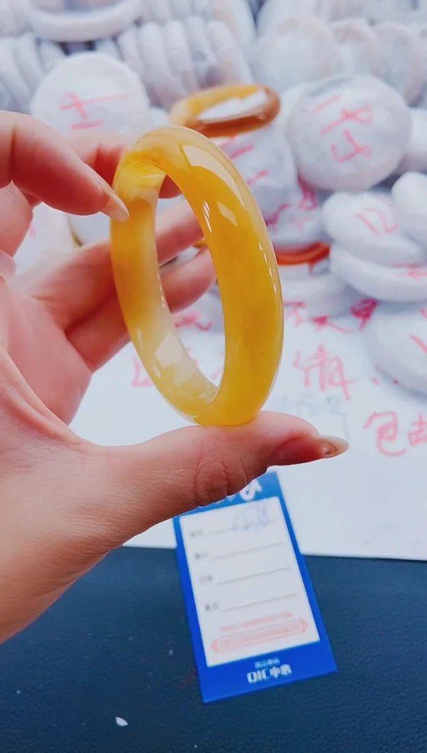 未镶嵌手镯石英质玉N78-59-60