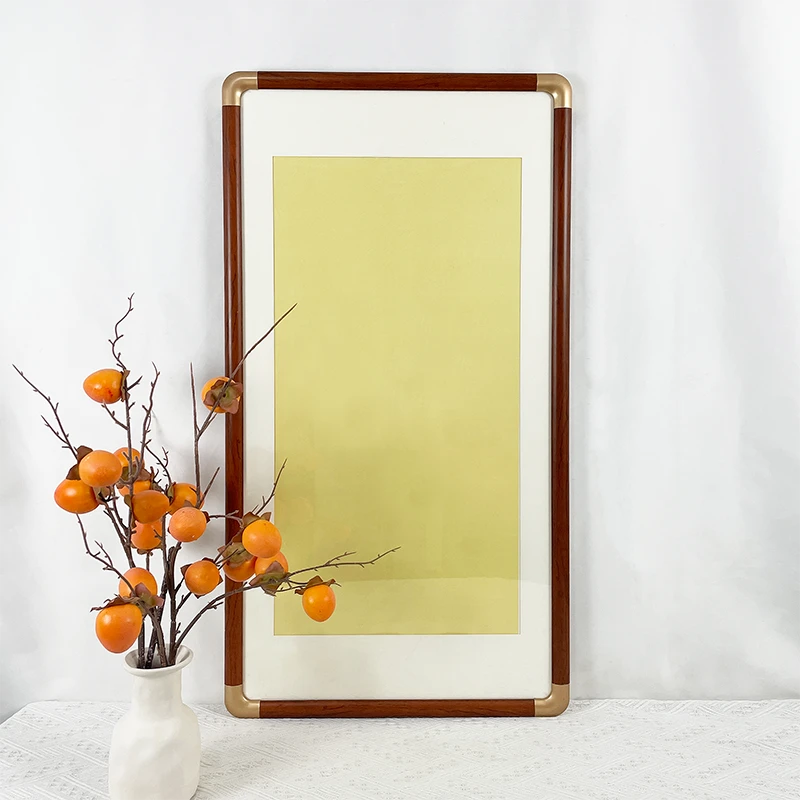 【一份两个】45*90内径仿铜角宣纸画框 国画书法客厅书房挂墙