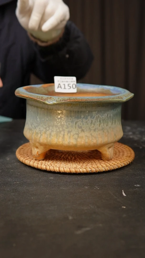 【闪购商品】瓷片景德镇手工花盆