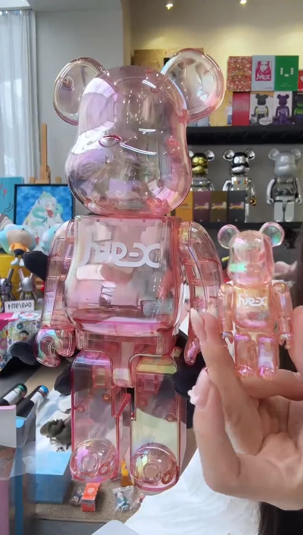 潮流玩具 x-girl 二代 积木熊400%100%