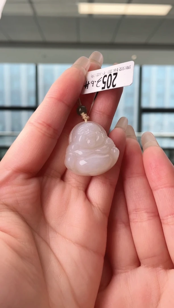 颈饰未镶嵌和田玉佛公 205