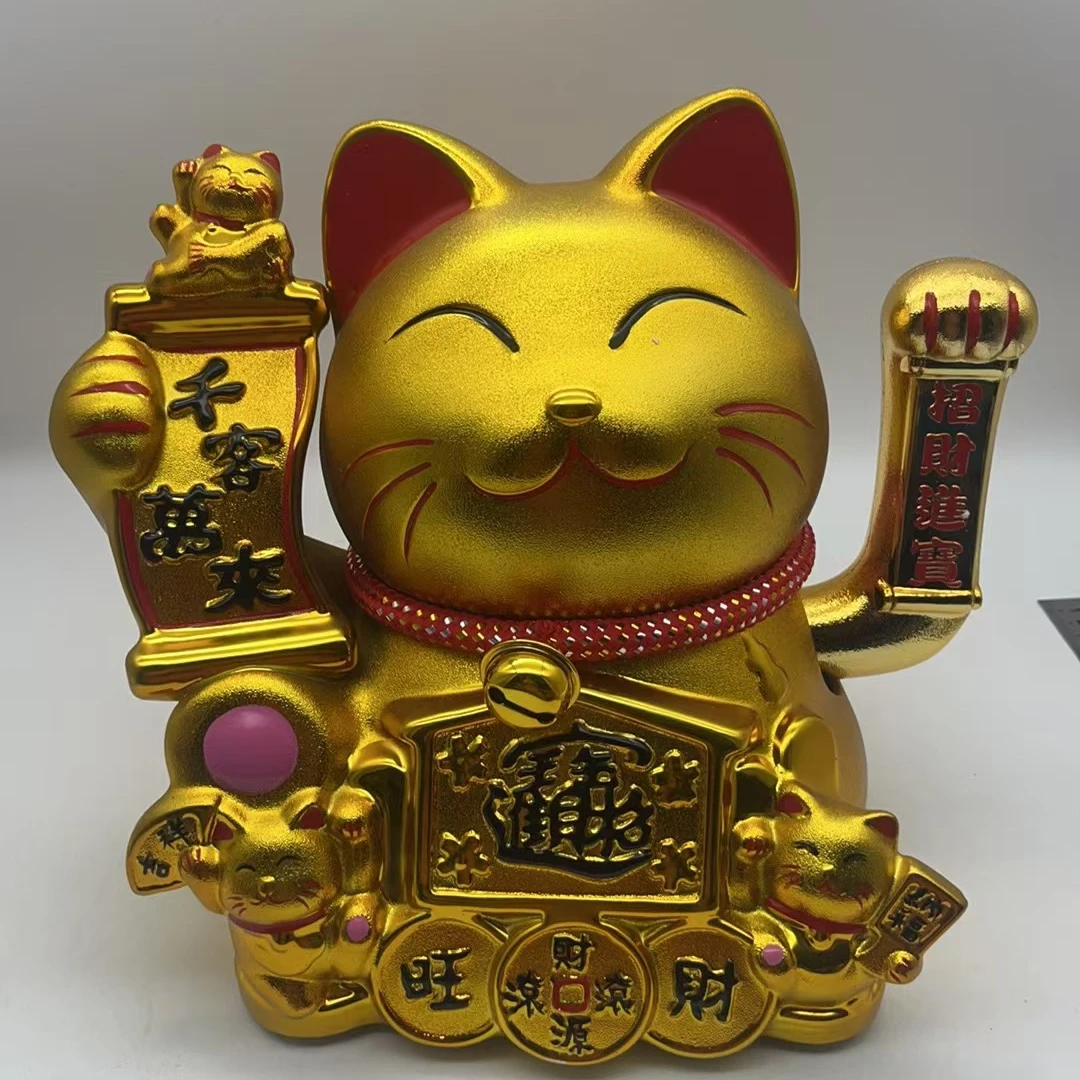 5307 招财猫摆件（高27）C30F