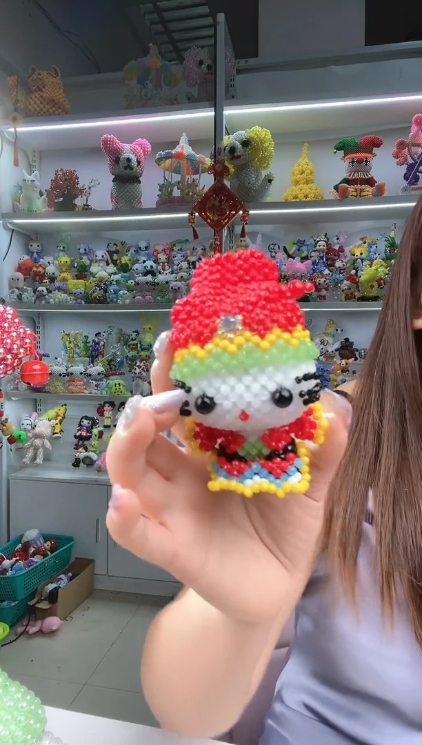 玻璃2721卡4水晶财神kt材料包1套