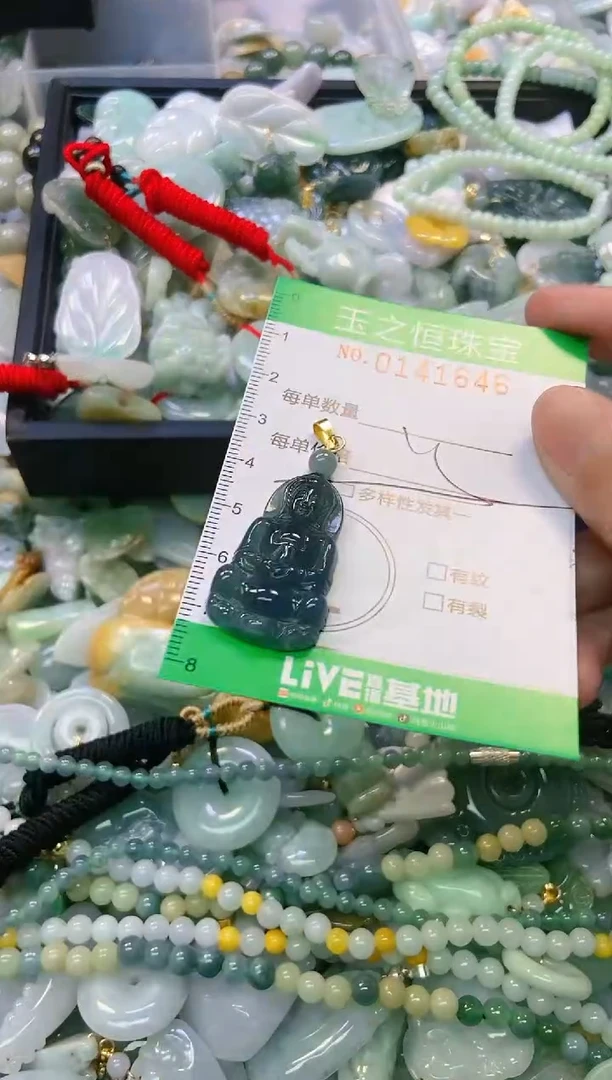 翡翠未镶嵌颈饰闪购0141646多样性发其一