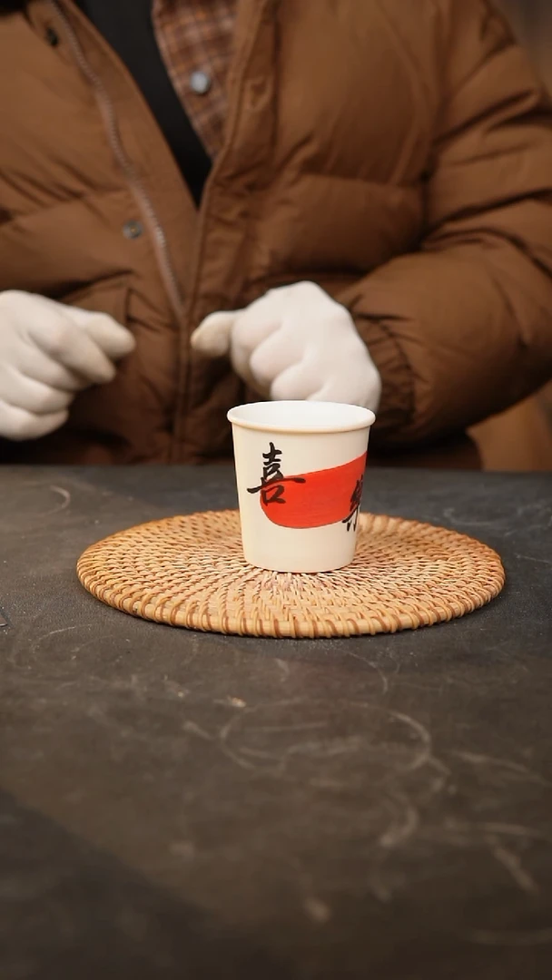 【闪购商品】瓷片水杯，泥泥手工花盆