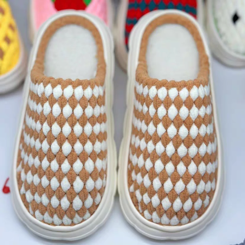 双线冰条线拖鞋材料 白色云朵底拖鞋材料diy勾拖鞋保暖防滑底