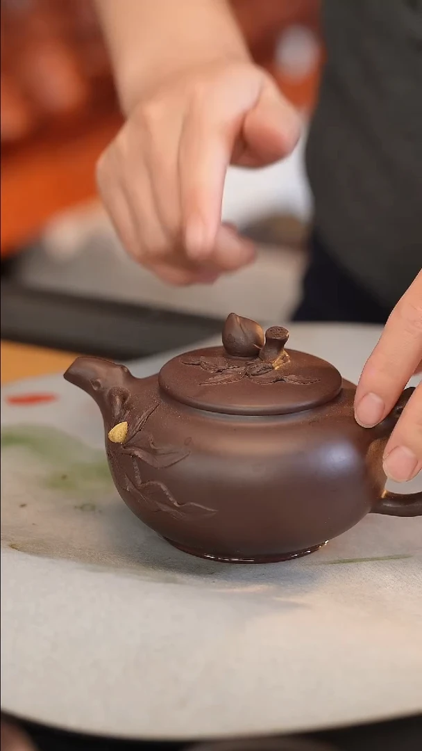 茶壶紫砂原矿手工制作