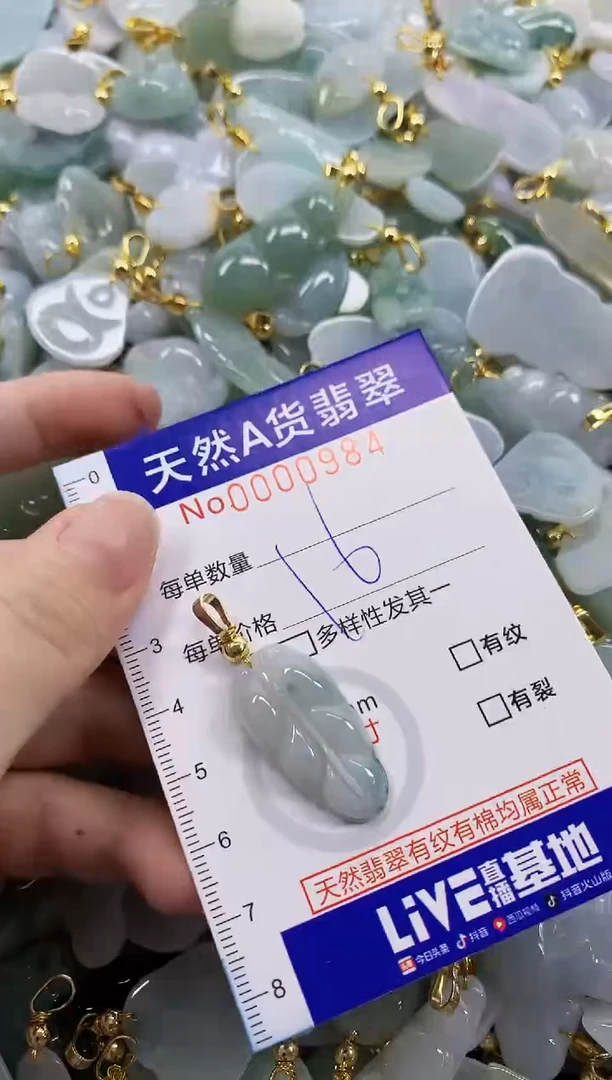 颈饰未镶嵌翡翠天然A货翡翠