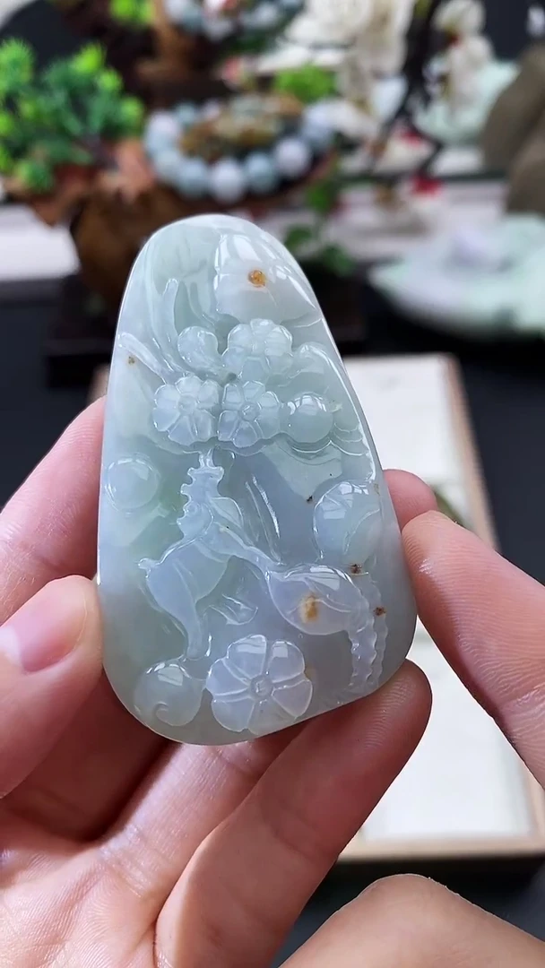 颈饰未镶嵌翡翠天然缅甸A货翡翠
