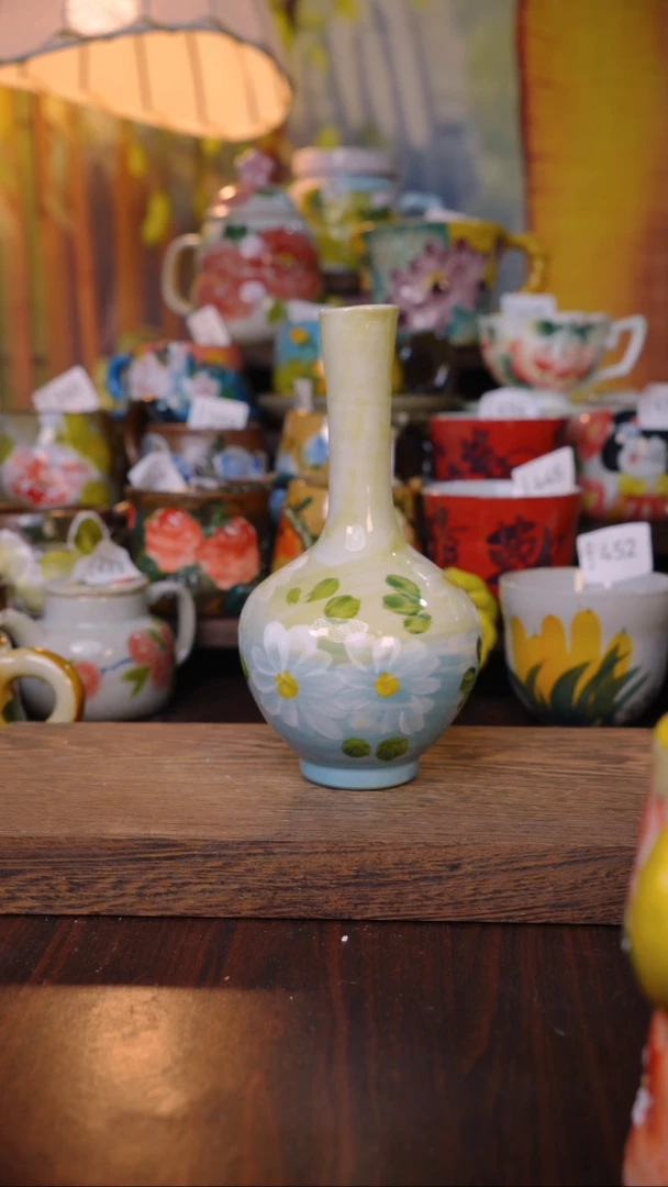 摆件泥垚手作 景德镇手工手绘器物