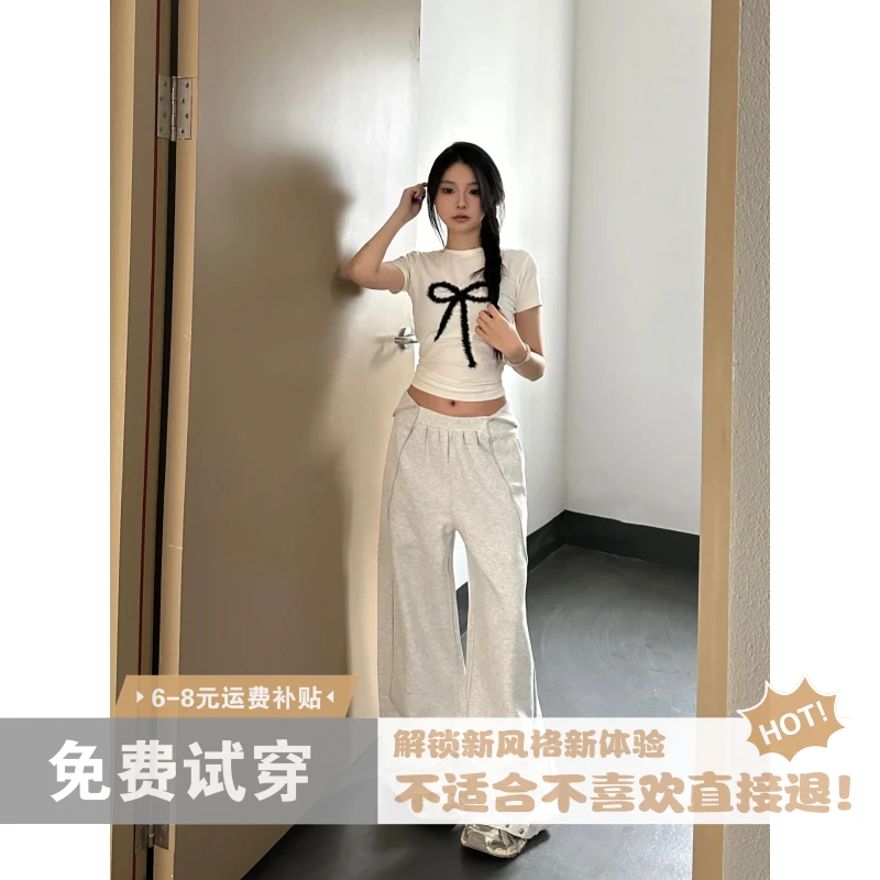 紧身超短性感白色短袖t恤辣妹修身显瘦短款宽松时尚圆领上衣女