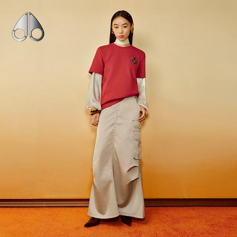 【蛇年限定】MOOSE KNUCKLES 男短袖T恤早春新款情侣同款M34MT739CN