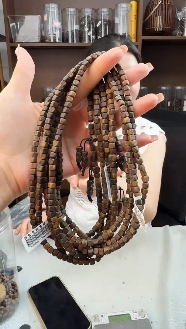 手串沉香0518张勺子沉水方珠多圈多样性发一