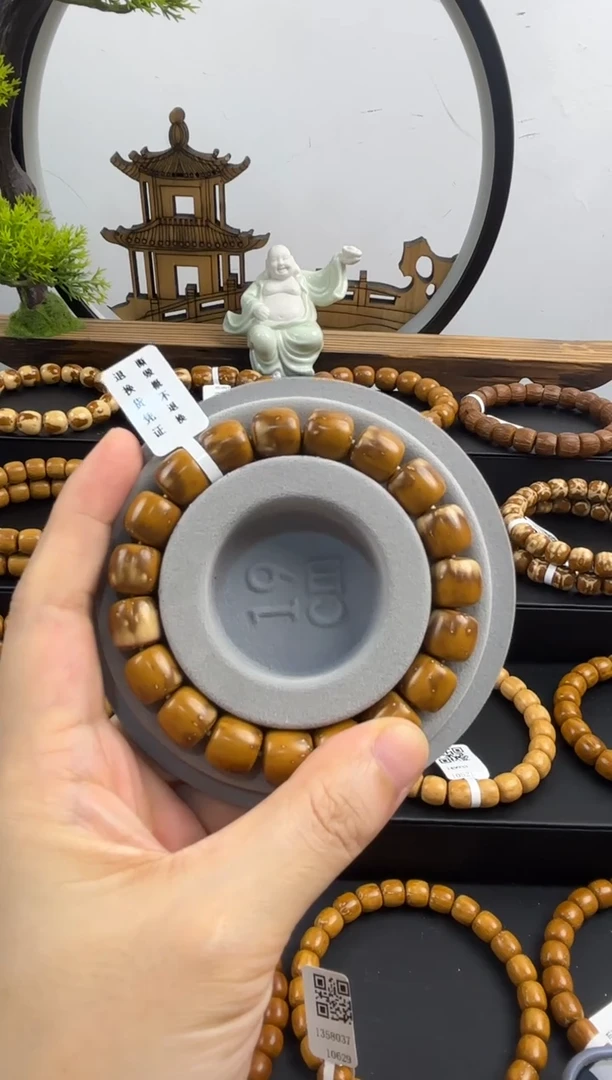 紫金鼠手串紫金鼠花皮实心老型12