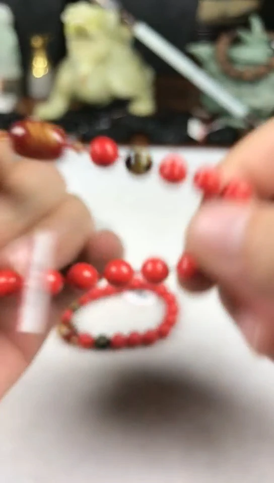 天然辰砂朱砂手串8