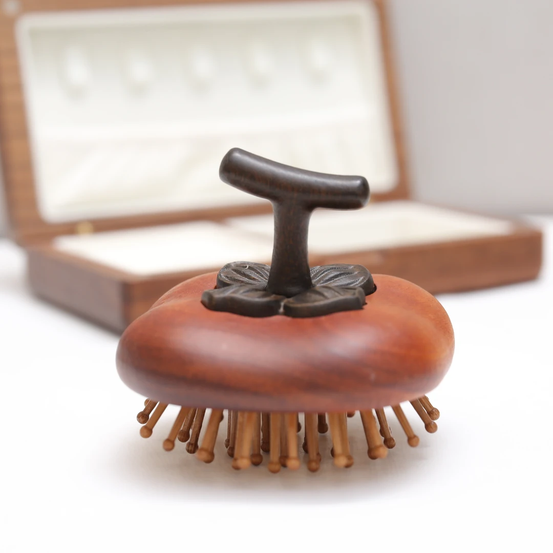 【云边】红花梨 小柿子 气垫按摩梳（多样性发货）