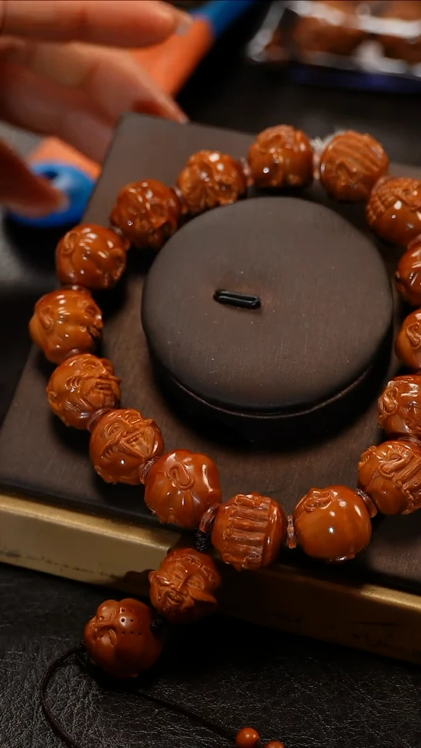 橄榄核手串/手链九林精品核雕