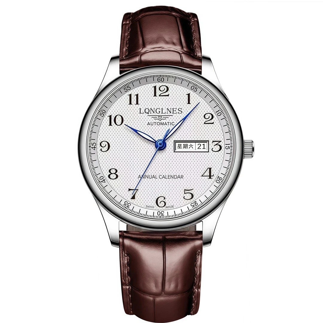 【专柜直发】原装正品名将男士全自动手表夜光钢带防水