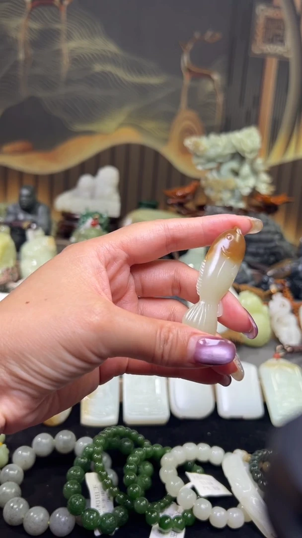 和田玉未镶嵌挂件挂件