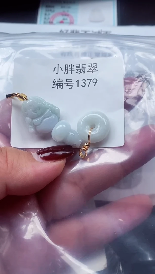颈饰未镶嵌翡翠缅甸天然A货翡翠1379
