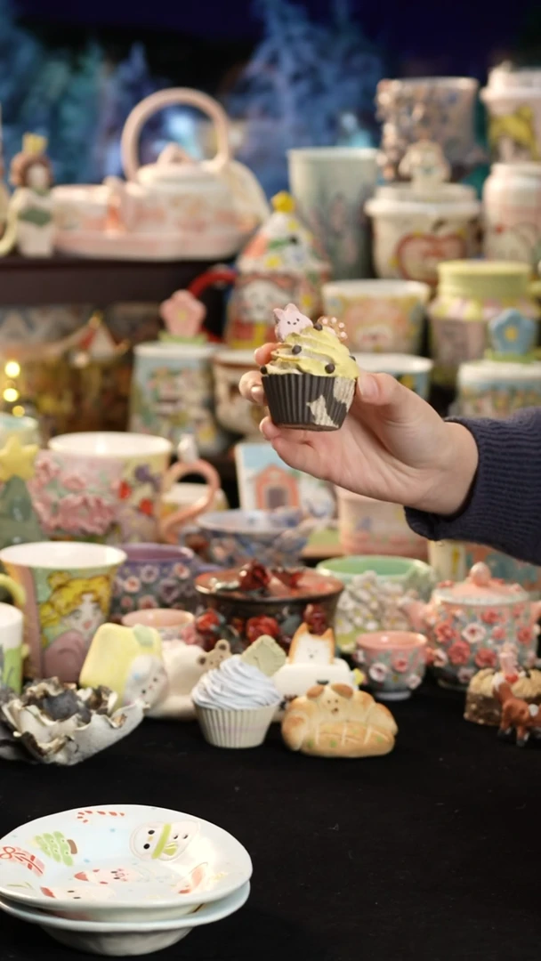 其他陶景德镇釉下彩手绘设计师款陶瓷