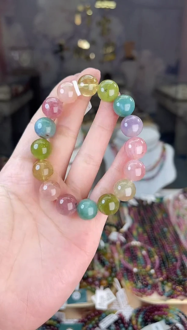 【闪购商品】碧玺/未镶嵌12mm+碧玺单圈多样性发货