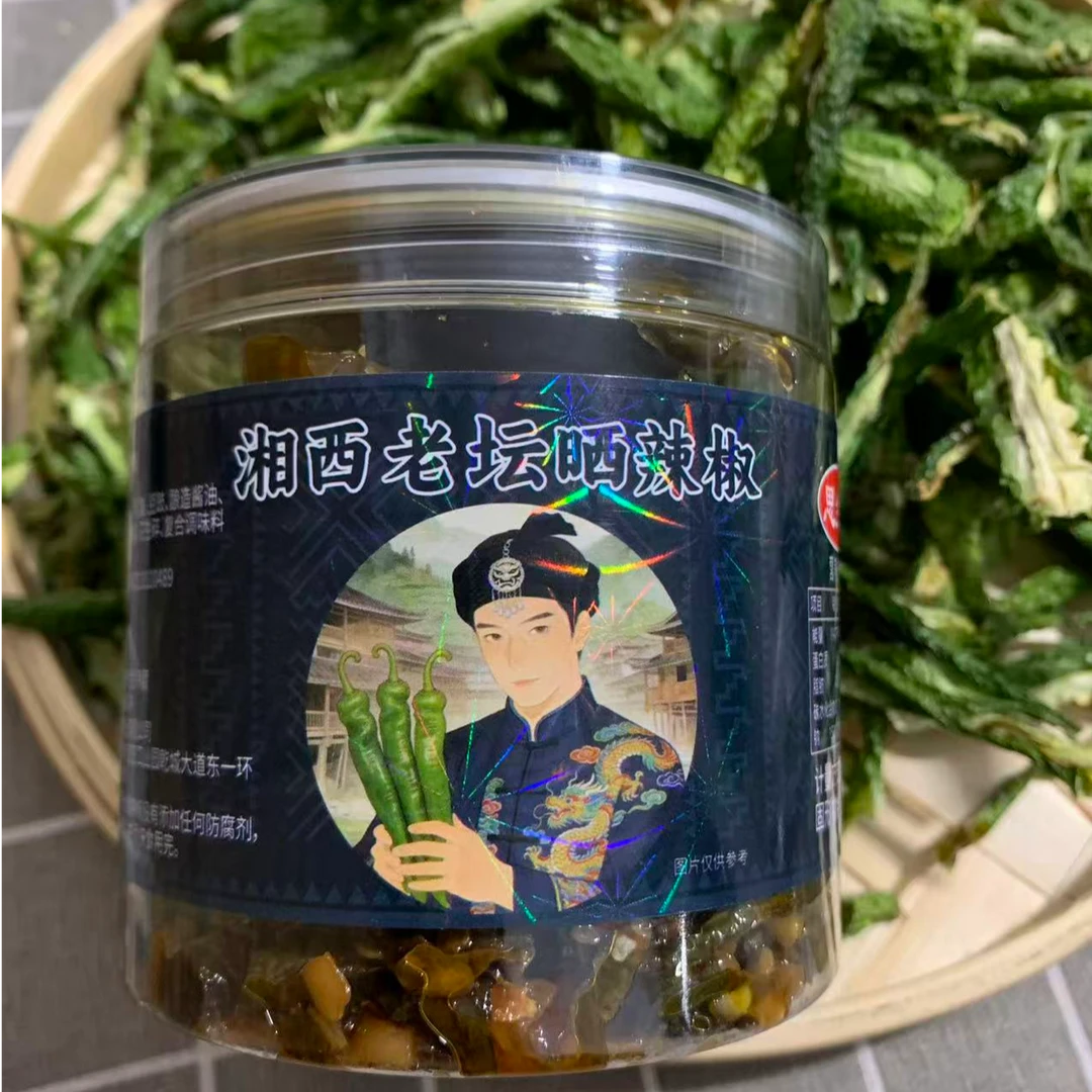 湘西老坛晒青辣椒，开胃下饭神器（即食）